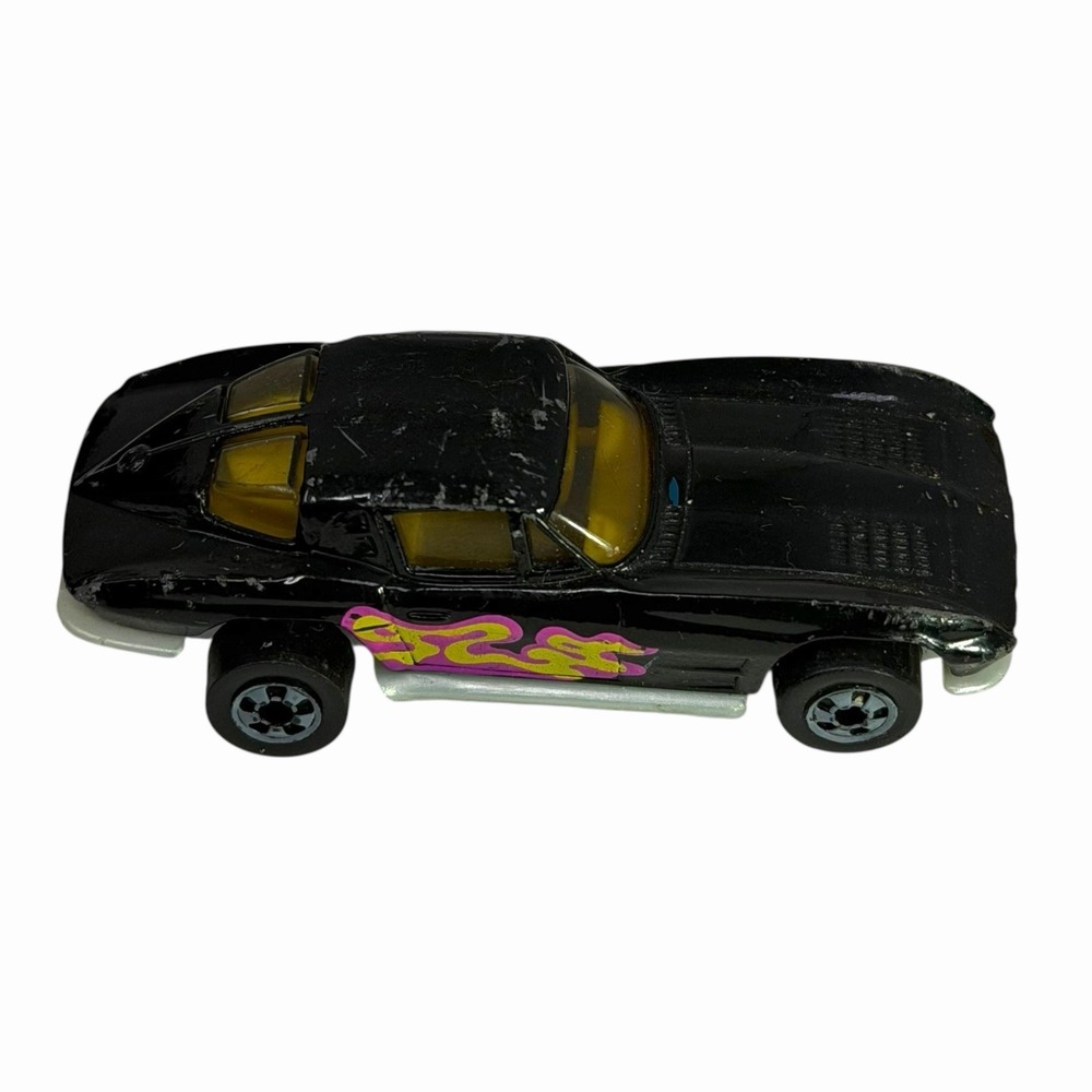 1979 Hot Wheels '63 Chevy‎ Corvette Stingray Split Window Black Diecast - Picture 4 of 13